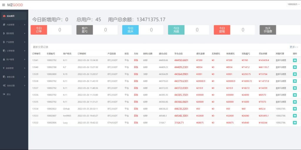 多语言MZ微交易微盘源码/秒合约平台/质押理财/至尊二开交易所系统