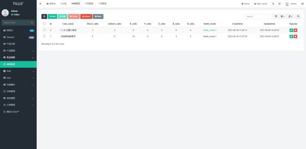 双语言TG云矿机源码/Cloudminer挖矿投资系统/云矿机算力/usdt投资/自带聊天系统