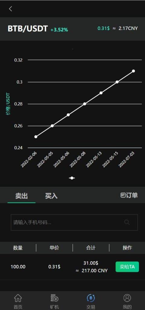 区块链矿机系统