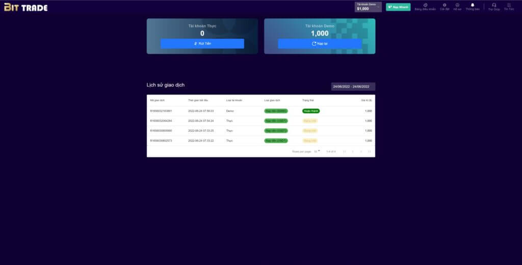 BitTrade越南语交易所源码/区块链交易所/越南交易所
