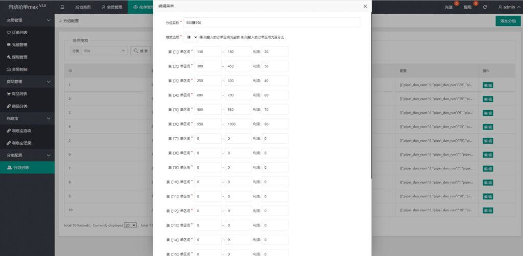 海外版多语言Groupon亚马逊抢单源码/自动刷单平台/分组杀系统