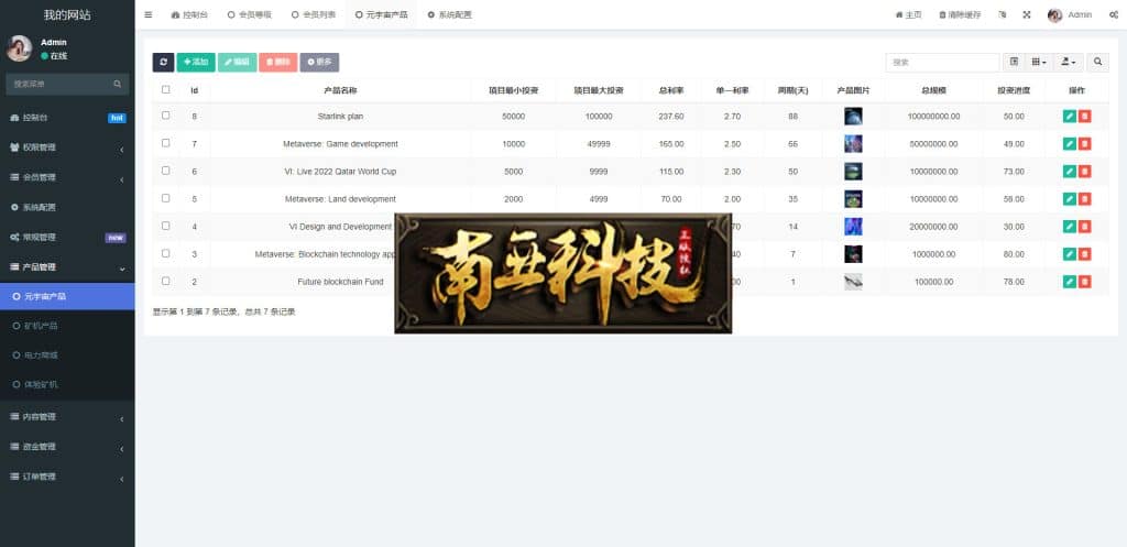 Future Online海外版区块链投资源码/元宇宙投资理财/云矿机系统
