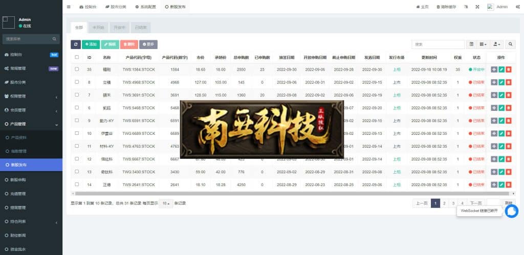安盛机构股票配资源码/台湾股票源码/申购折扣交易系统//融资融券/打新股