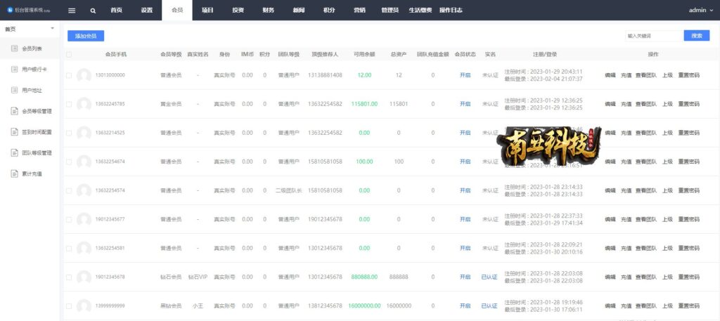 SCHENKER理财投资源码/USDT货币/内嵌im即时通讯系统/原生app/带商城