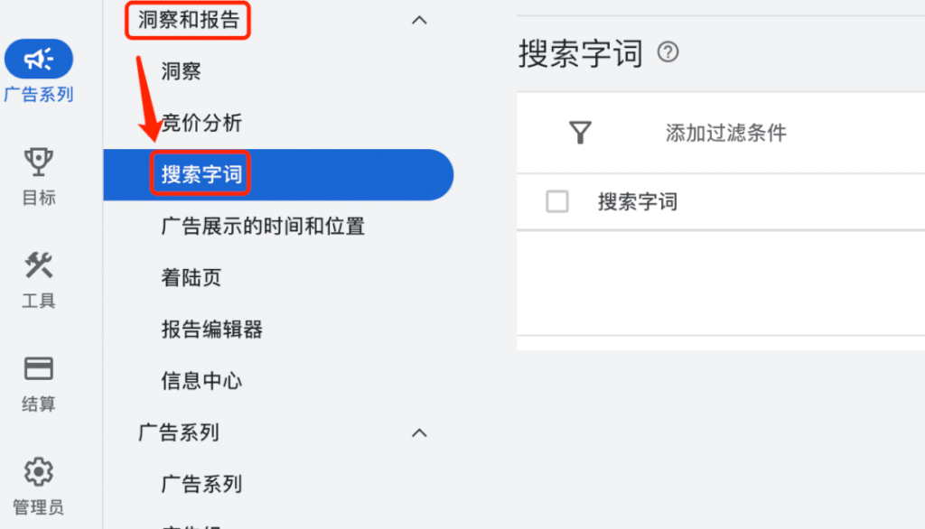【Google Ads】广泛匹配跑出来的词是直接加到原有计划的关键词中吗