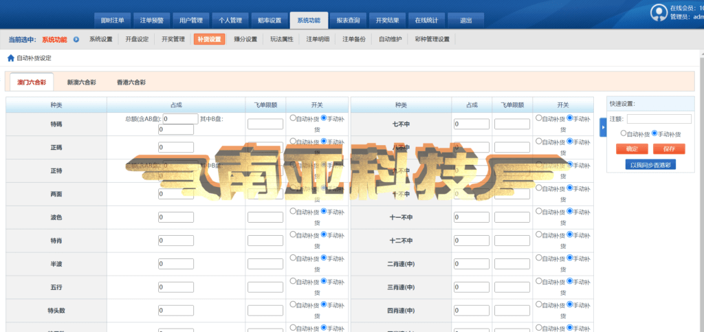 166海峡六合彩源码/信用盘程序源码/新澳门六合彩源码
